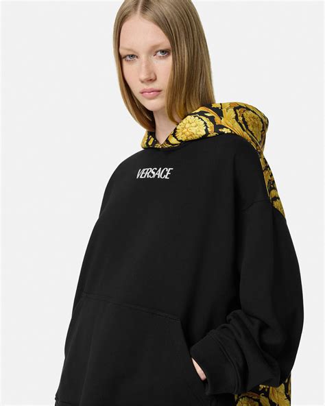 versace chain hoodie|Versace barocco hoodie.